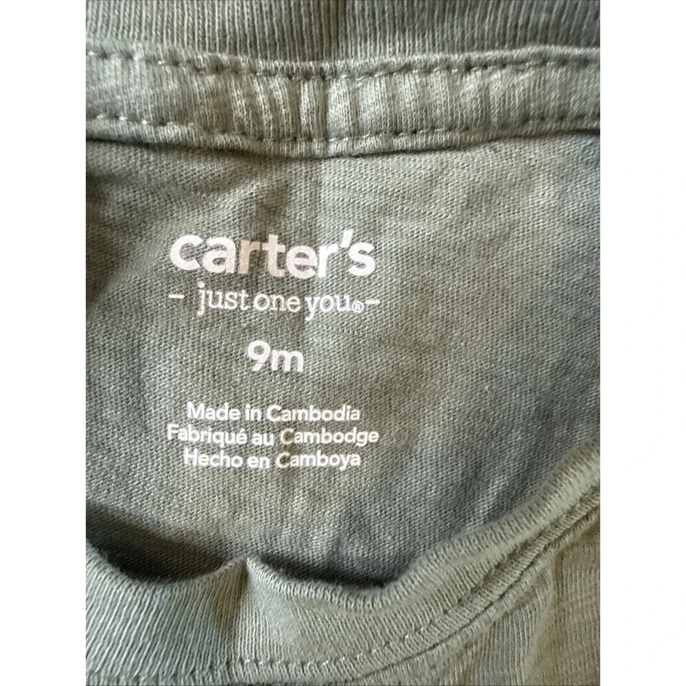 Just One You by Carter's Little And Loved 2 Piece Outfit Green Size 9 Months‎